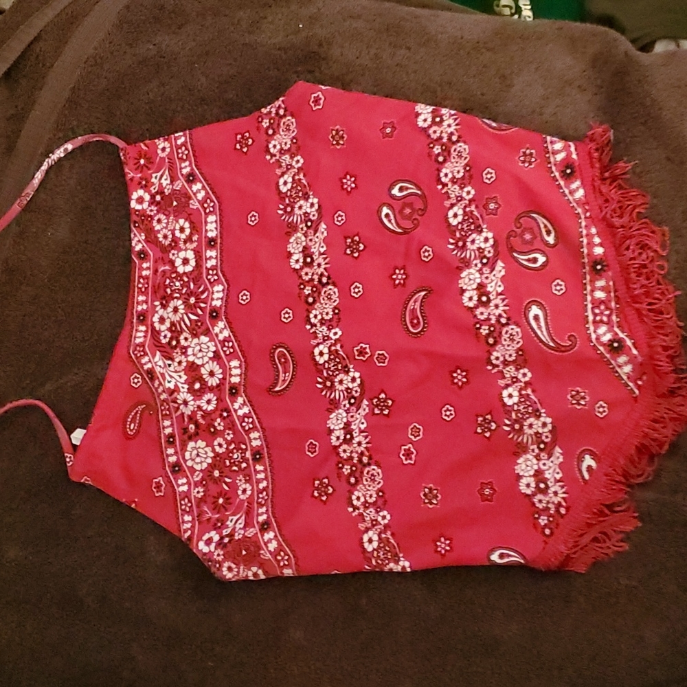 Bandana print tank